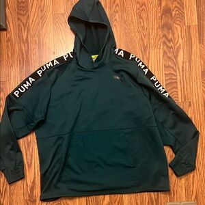 Puma Men's Green Hoodie